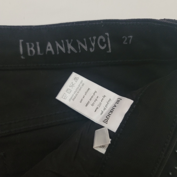 BLANK NYC Women's Black Studded Shorts SZ 27 - Picture 3 of 10
